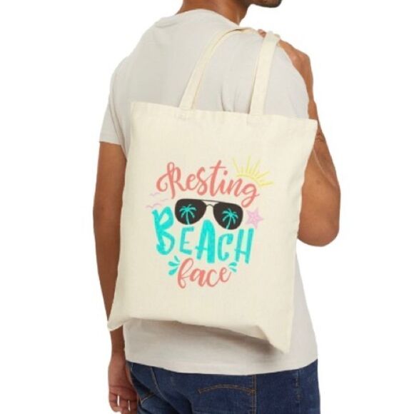 Resting Beach Face Tote - Picture 8 of 8